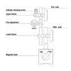 H & H Industrial Products Dasqua 132 lbs Magnetic Force Magnetic Base With Fine Adjustment 7123-1004